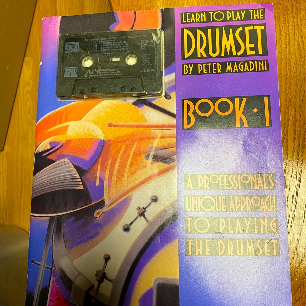 Drumming for beginners book